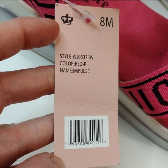 Juicy Couture Hot Pink Impulse Strappy Velcro Platform Sandals Size 8 NWT - Picture 11 of 16